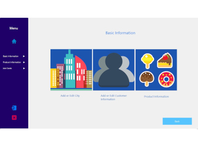 C# app user interface